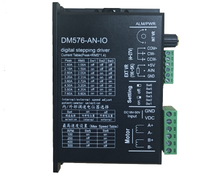 DM576-AN-IO接駁臺(tái)步進(jìn)驅(qū)動(dòng)器，控制模擬量輸···